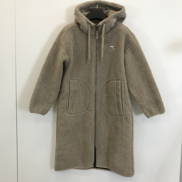 네파 양털 뽀글이 롱코트 [90사이즈]