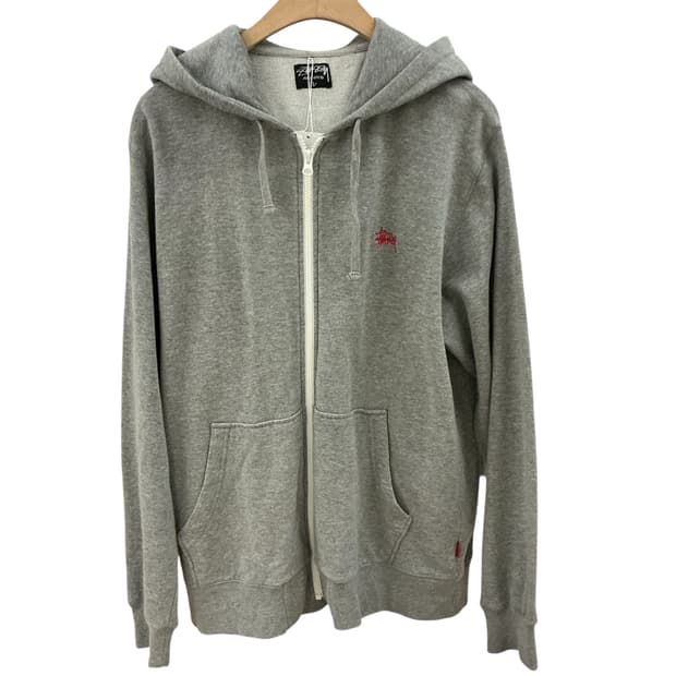 스투시 베이직 로고 후드집업