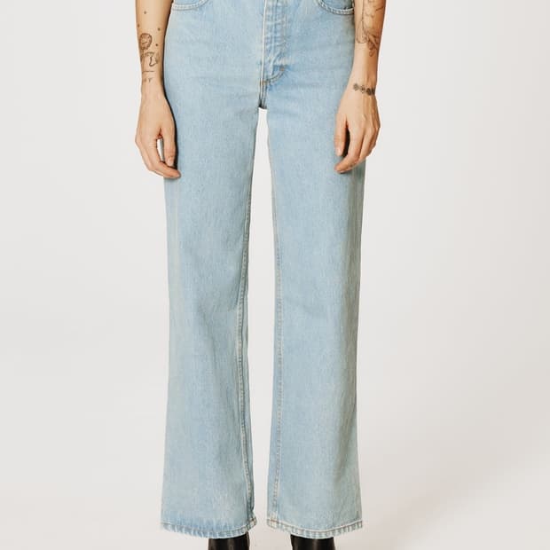 eckhaus latta wide leg jeans