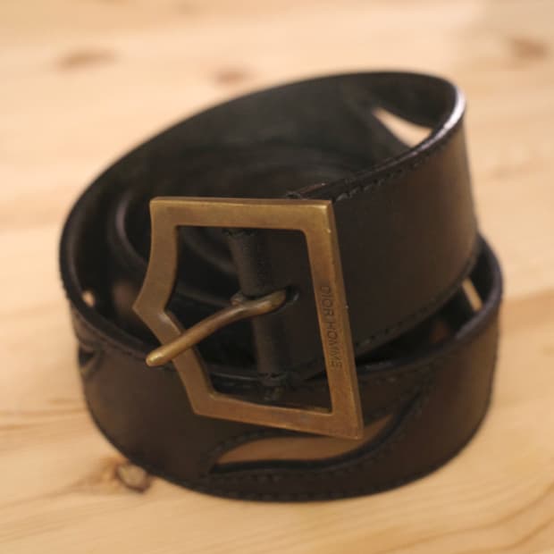 디올옴므 Hollow pattern D벨트 05SS 95size