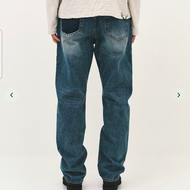 서피스에디션 로스트 스트레이트 데님 팬츠 S size