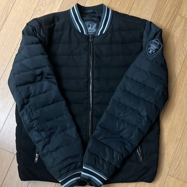 디젤 바시티 패딩 봄버 자켓