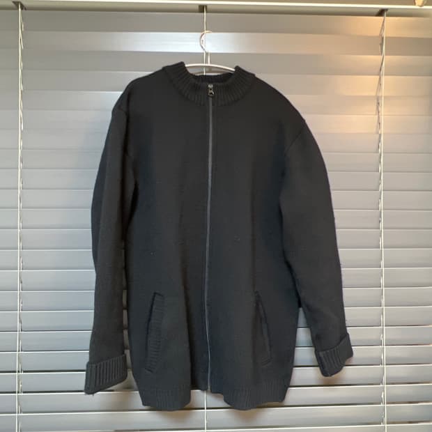 이세이 미야케 니트 집업 M