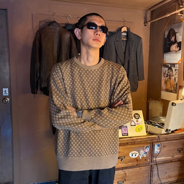 90S POLO RALPH LAUREN WOOL PATTERN KNIT