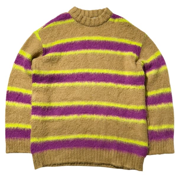 앤더슨벨 알파카 스트라이프 니트