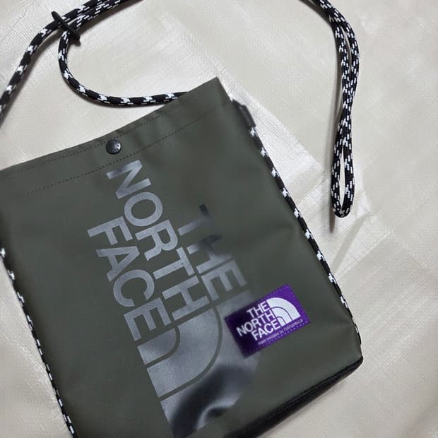 노스페이스 퍼플라벨 TPE 숄더백 카키