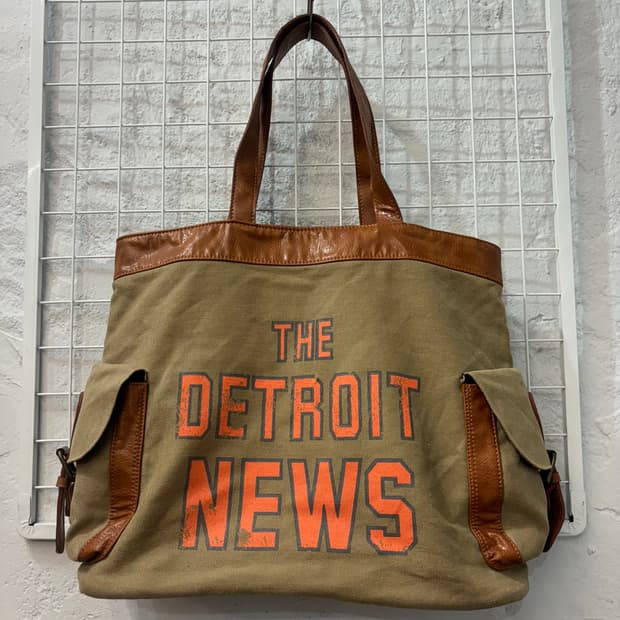 VTG The Detroit News 뉴스 페이퍼 백 OS