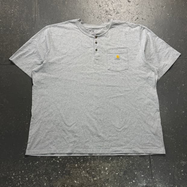 105 칼하트 헨리넥 포켓 반팔티