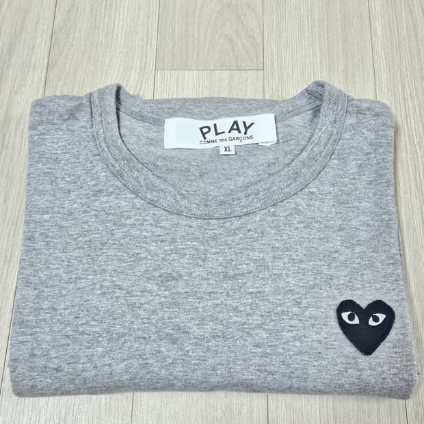 꼼데가르송 블랙와펜 롱슬리브 그레이 