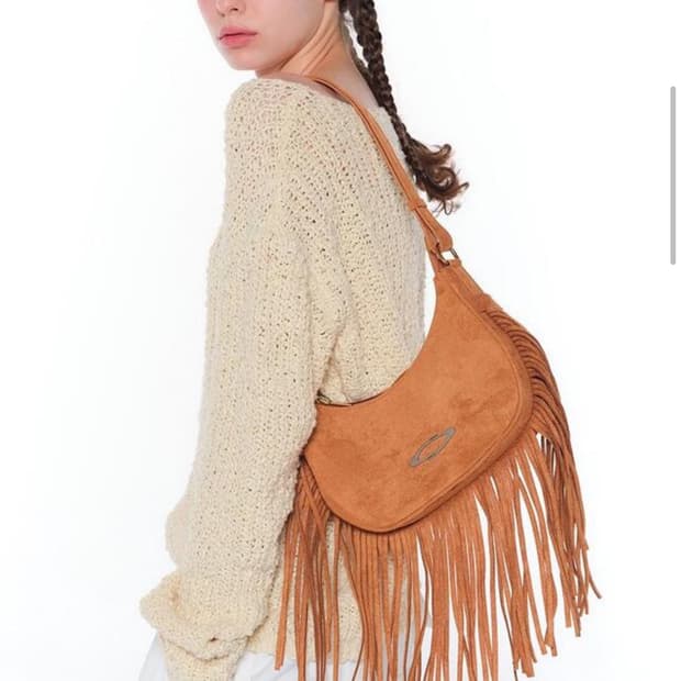 노이아고 태슬백 tassel suede shoulder bag (came