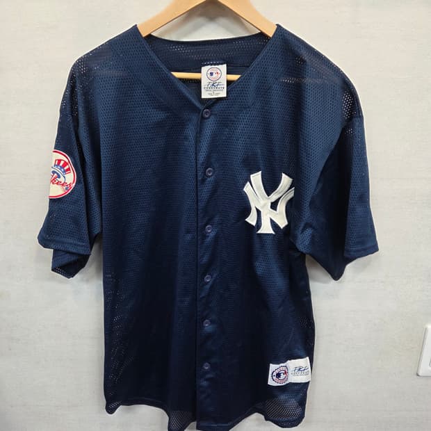 Trt mlb 뉴욕양키즈 유니폼 메쉬 져지반팔 L