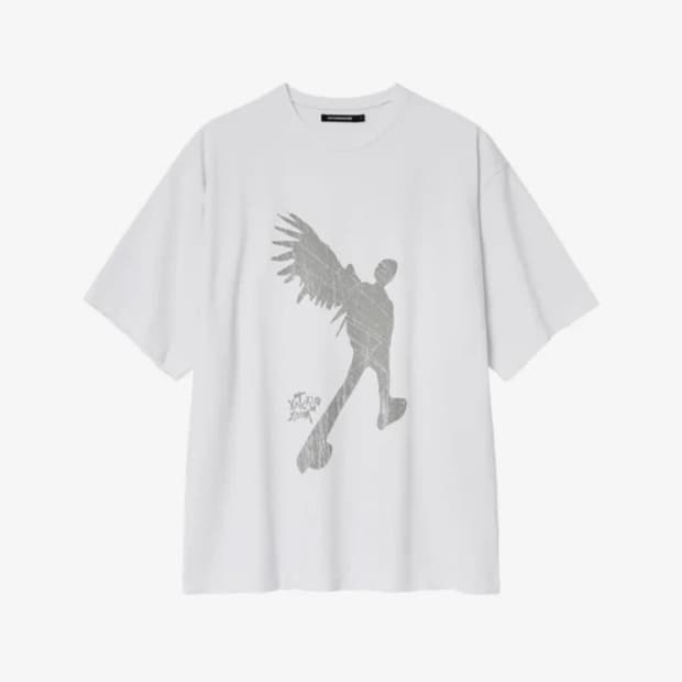 해칭룸- Broken Angel Tee White