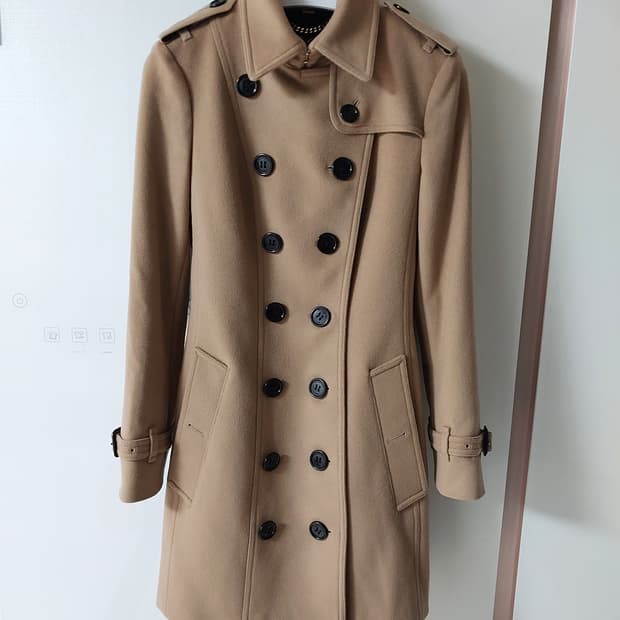 버버리 BURBERRY - 울 캐시미어 카멜 코트 
