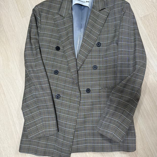 앤더슨벨 체크 자켓