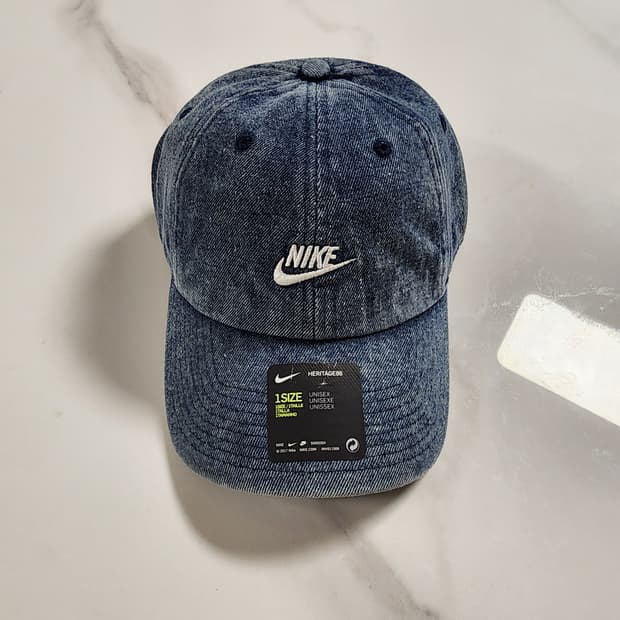 새제품!! NIKE 나이키 헤리티지86  남녀공용 데님워싱 볼캡