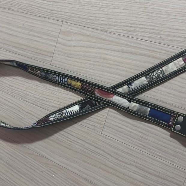 패치워크 벨트 빈티지 데님벨트 빈티지벨트