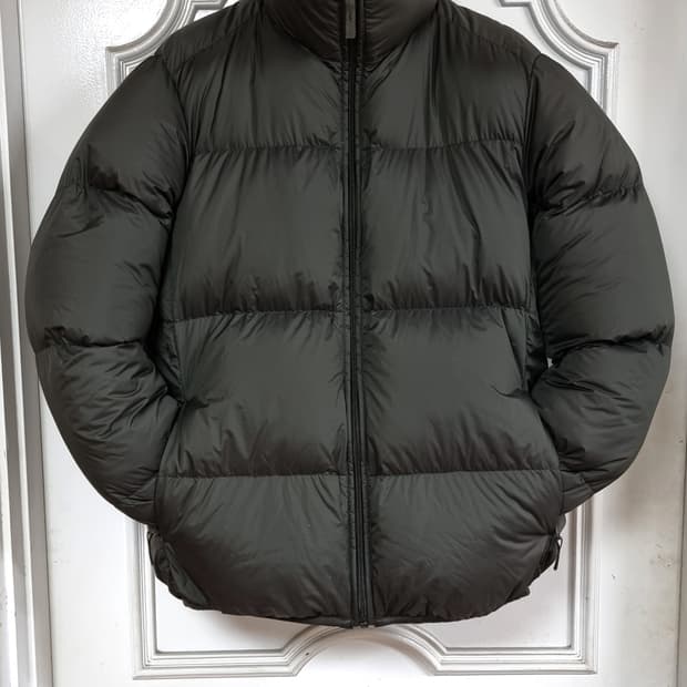 유니클로 u 르메르  봉태규 패딩 다운 봉패딩  올리브 카키 L