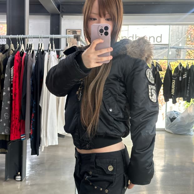 히스테릭글래머 히스걸 N2b 패딩 자켓