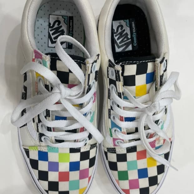 MOMA 콜라보 Vans 체크 멀티컬러 체커보드