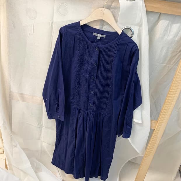 [Uniqlo] ultramarine pintuck cotton dres
