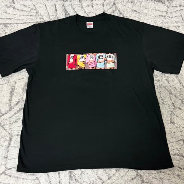 [XL] 25FW 슈프림 걸스 티셔츠 블랙