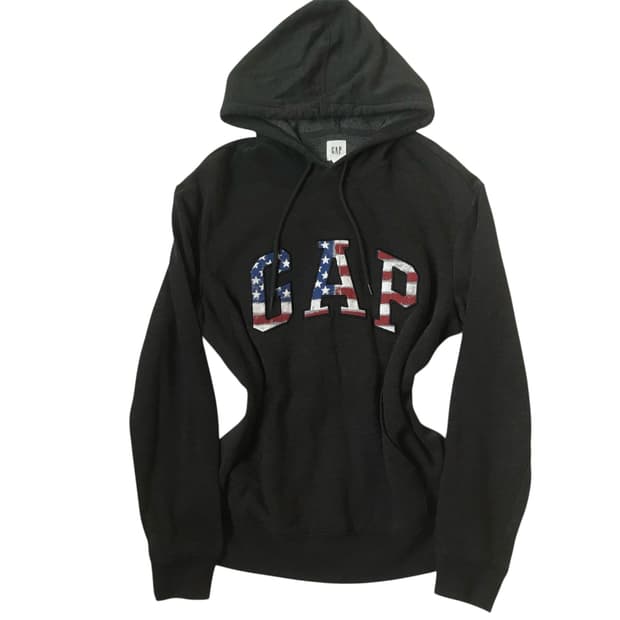 갭 성조기 후드티