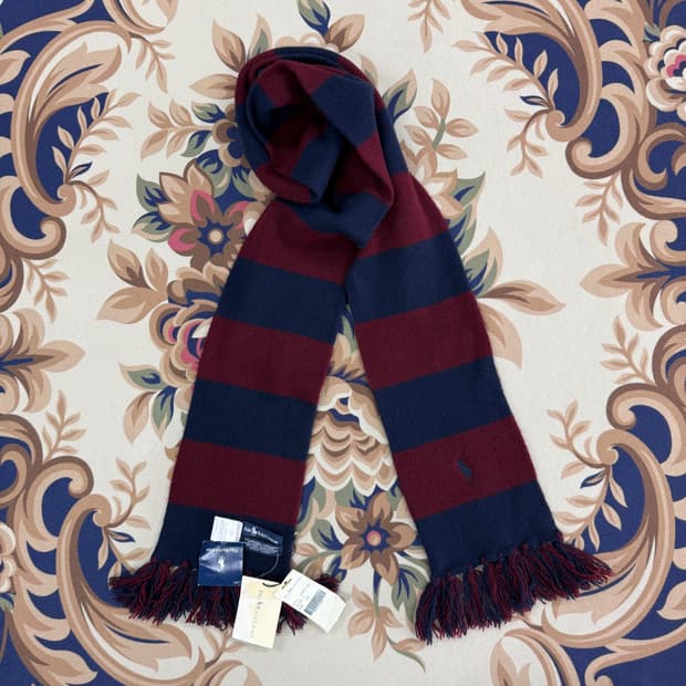 00s폴로 랄프로렌 투톤 머플러 목도리(새상품)