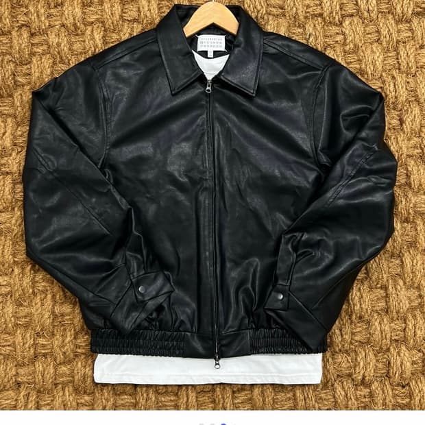 마르지엘라 빈티지 가죽 자켓