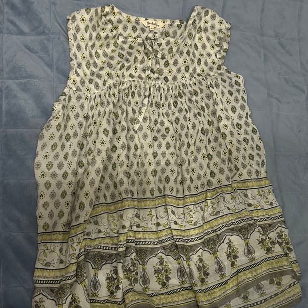 모리걸 보혜미안 민소매 원피스 슬리브리스