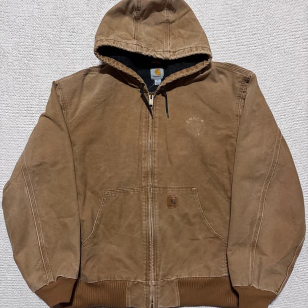 칼하트 J130 브라운 액티브 자켓 XL