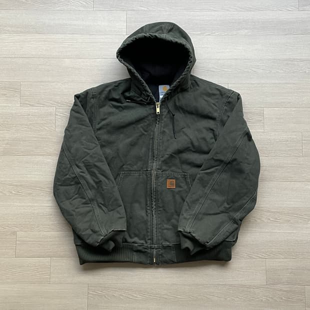 칼하트 j130 mos 모스 액티브 샌드스톤 빈티지 carhartt