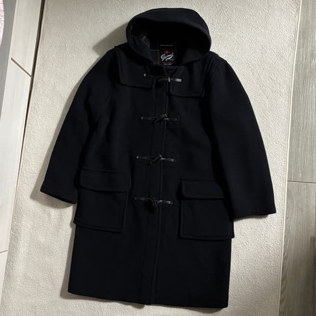 글로버올 영국제 울 떡코 더플코트