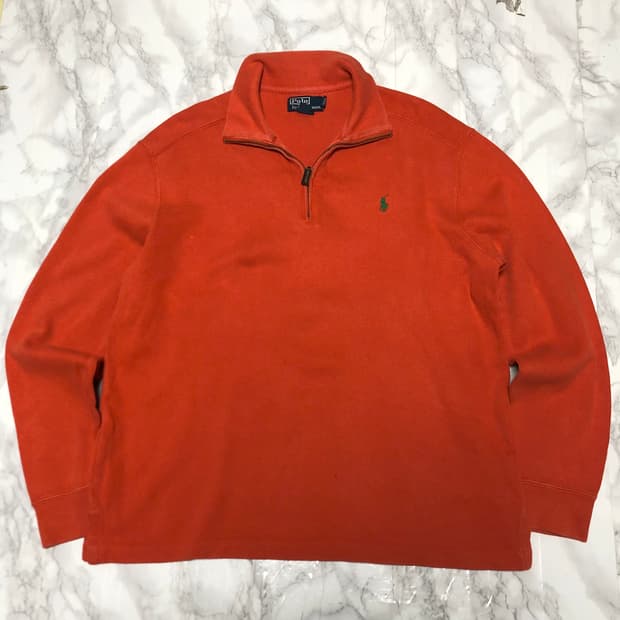 폴로 랄프로렌 반집업 니트 깔끔