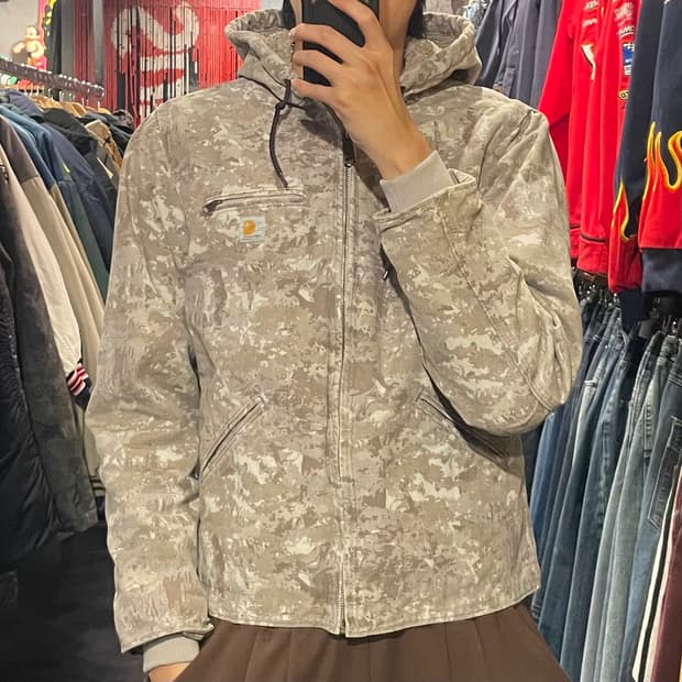 [IM] carhartt 칼하트 오리지널 카모 후드 액티브자켓