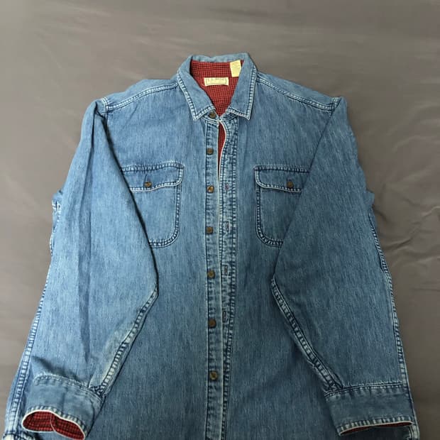 VTG 80s 90s LL Bean Freeport Faded Blue 
