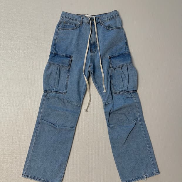 S.E.O 데님 카고팬츠