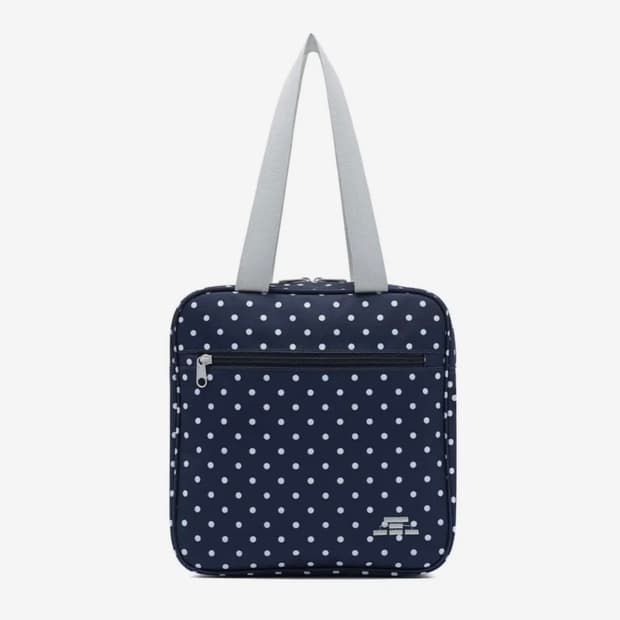 나이스고스트클럽 FFATS BOX DOT BAG_NAVY