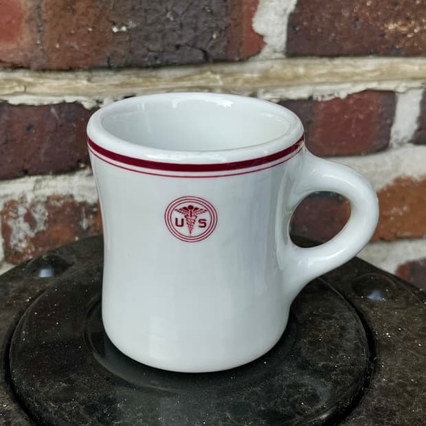 40's Vintage WW2 U.S. Medical Mug Cup