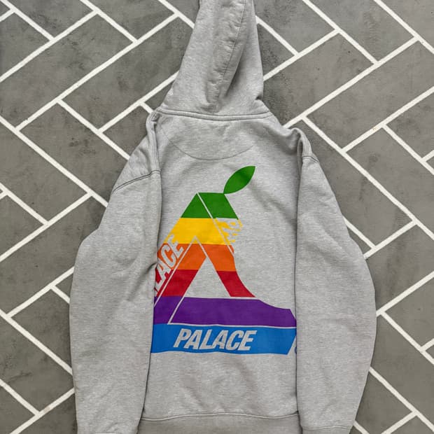 팔라스 애플 잡스워스 후드티 그레이 M