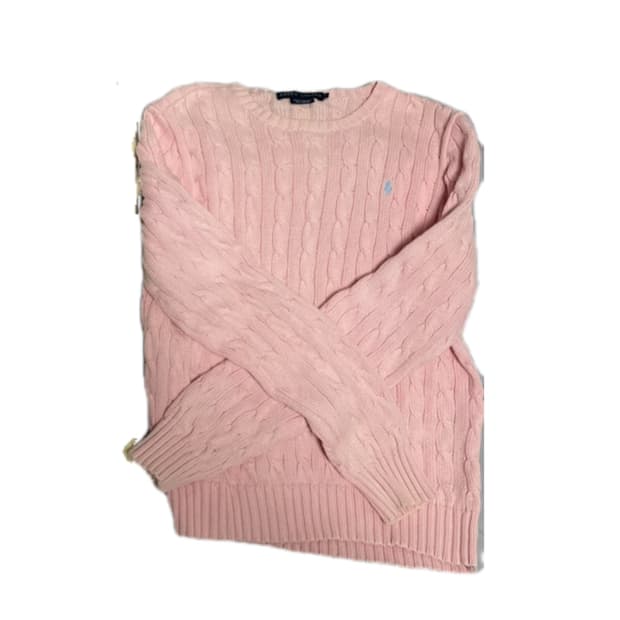 🍓폴로 랄프로렌 딸기우유 핑크 케이블 니트🍓