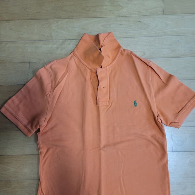 정품 폴로 랄프로렌 오렌지 반팔 폴로티