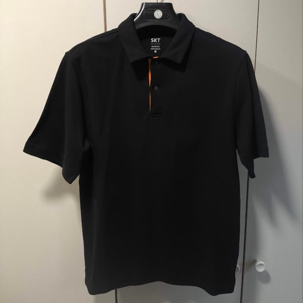 S 무신사스탠다드 카라넥티셔츠