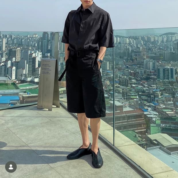 [XS] 르메르 21ss 벨티드 쇼츠 블랙