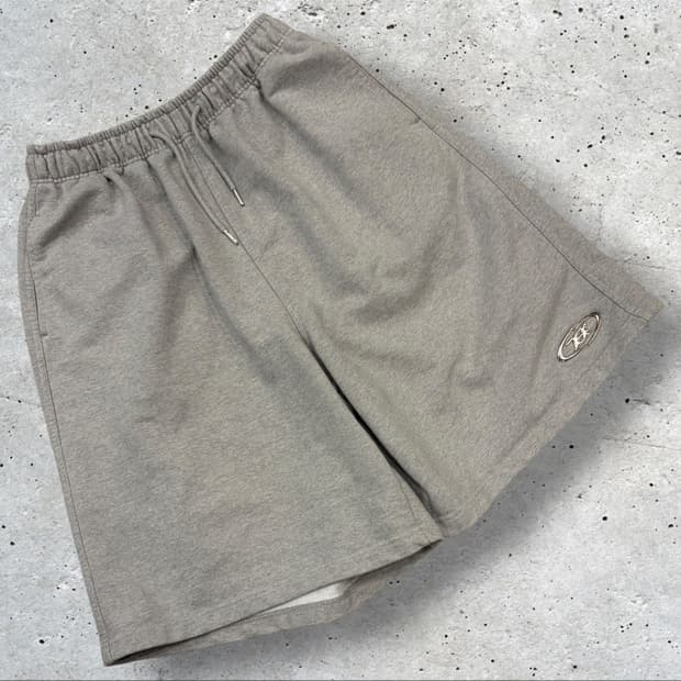 [2] 본투윈 스웻 밴딩 반바지 그레이 D427