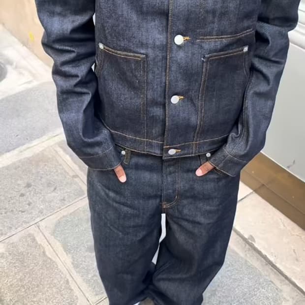 M) cos 코스 박시 데님 자켓