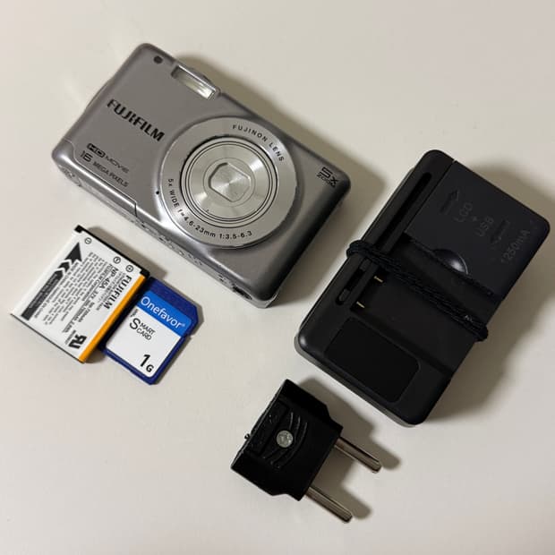 후지 jx690 빈티지 디카 디지털카메라 그레이실버