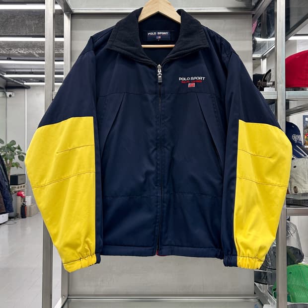 폴로 스포츠 00s 리버시블 헤비 플리스 점퍼 자켓