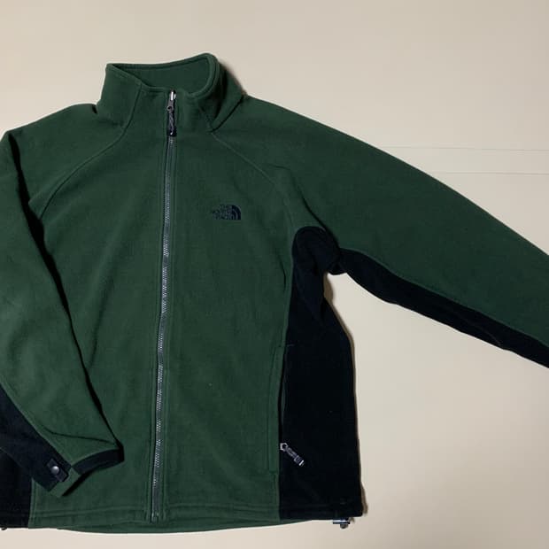 [M] 노스페이스 딥카키 후리스 집업