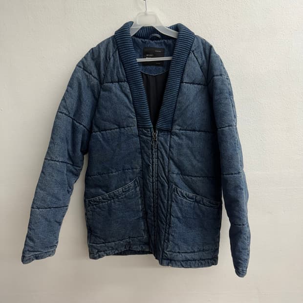 자라 ZARA 데님 패딩 블루종 S