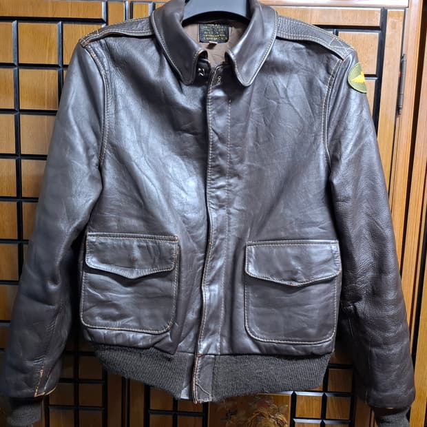 아비렉스 A2 홀스하이드 플라이트 자켓 (40)